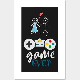 marriage game over Posters and Art